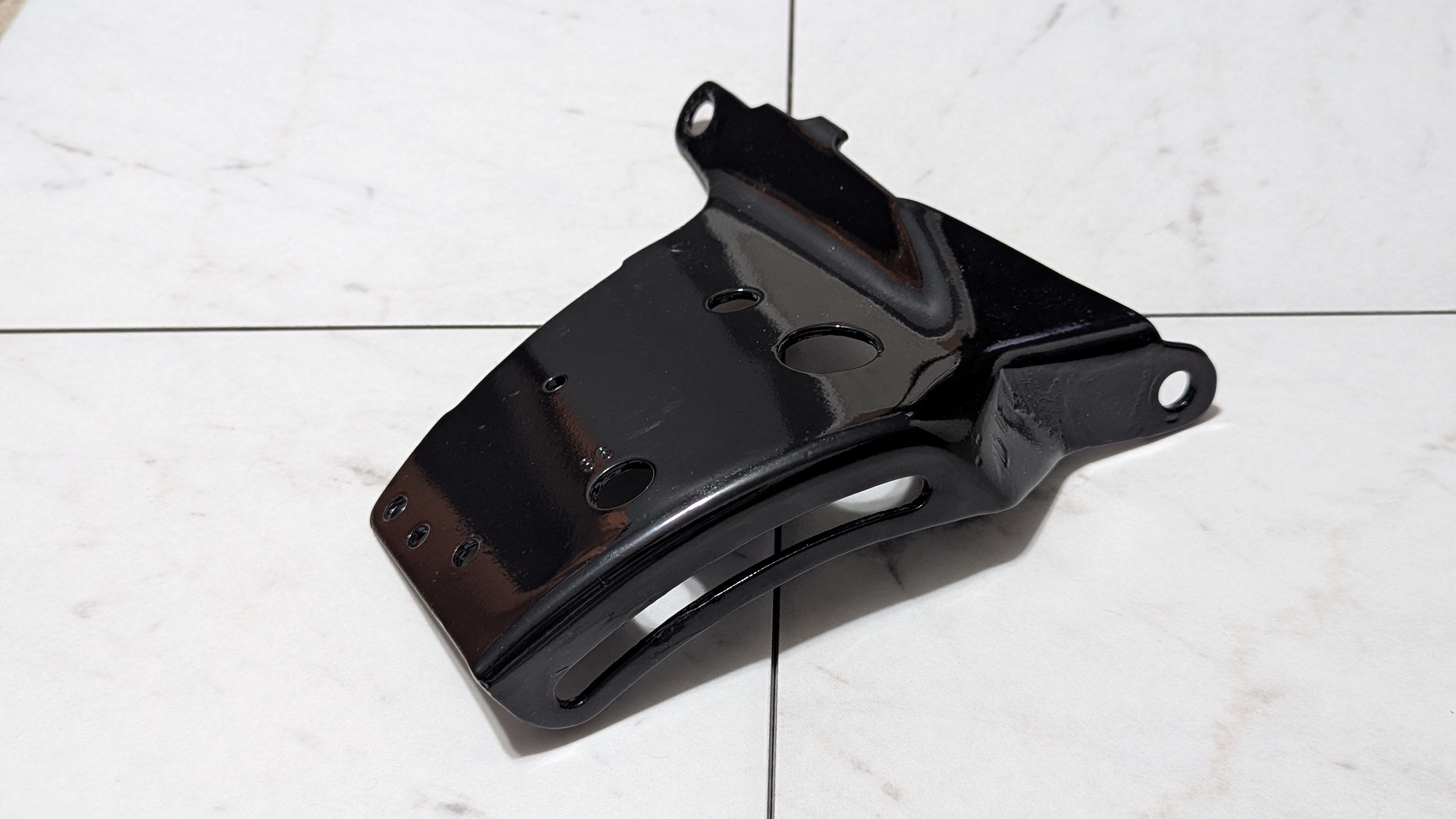 Satin Powder Coated Battery Tray