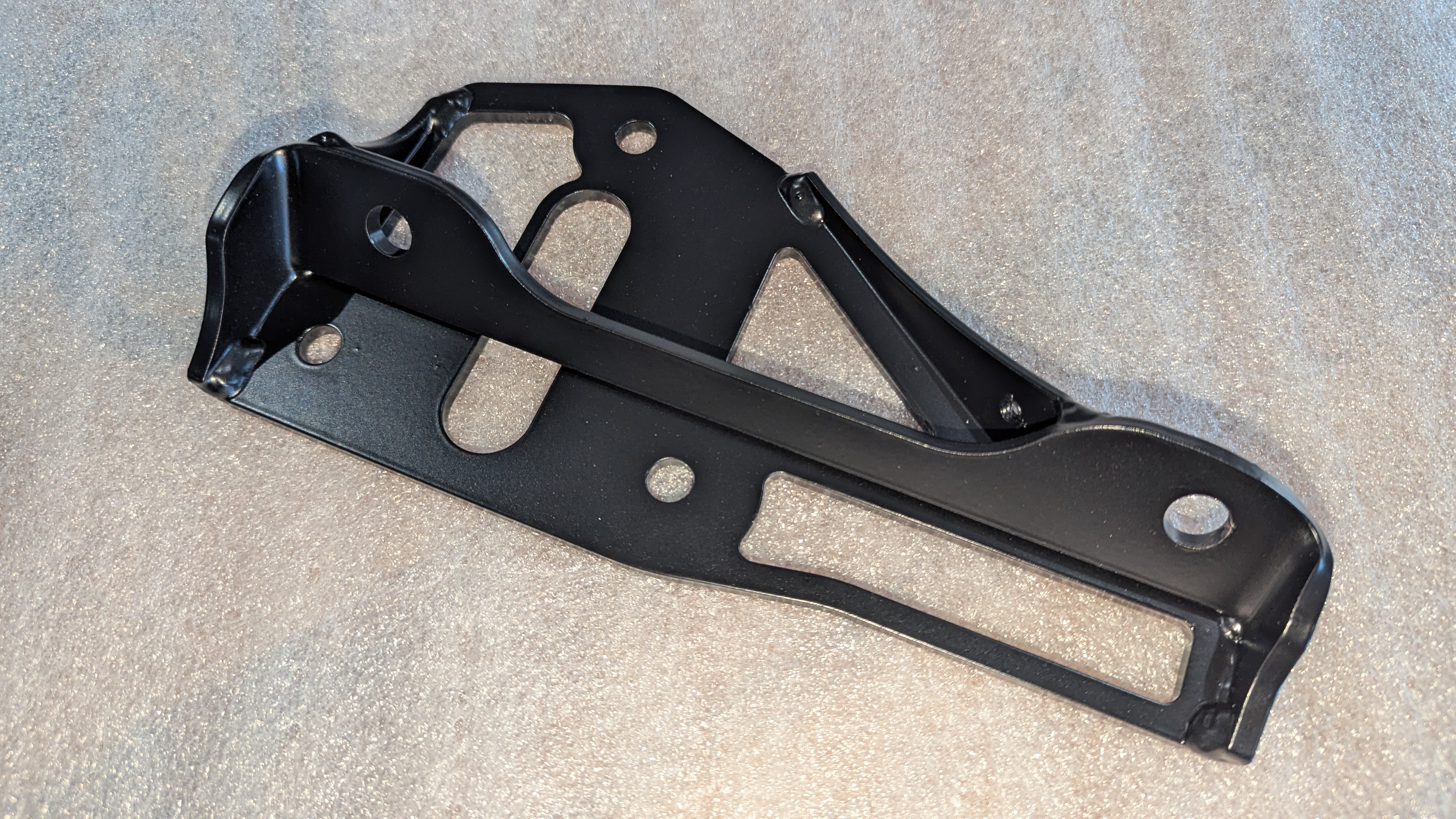 Satin Powder Coated Motor Mount