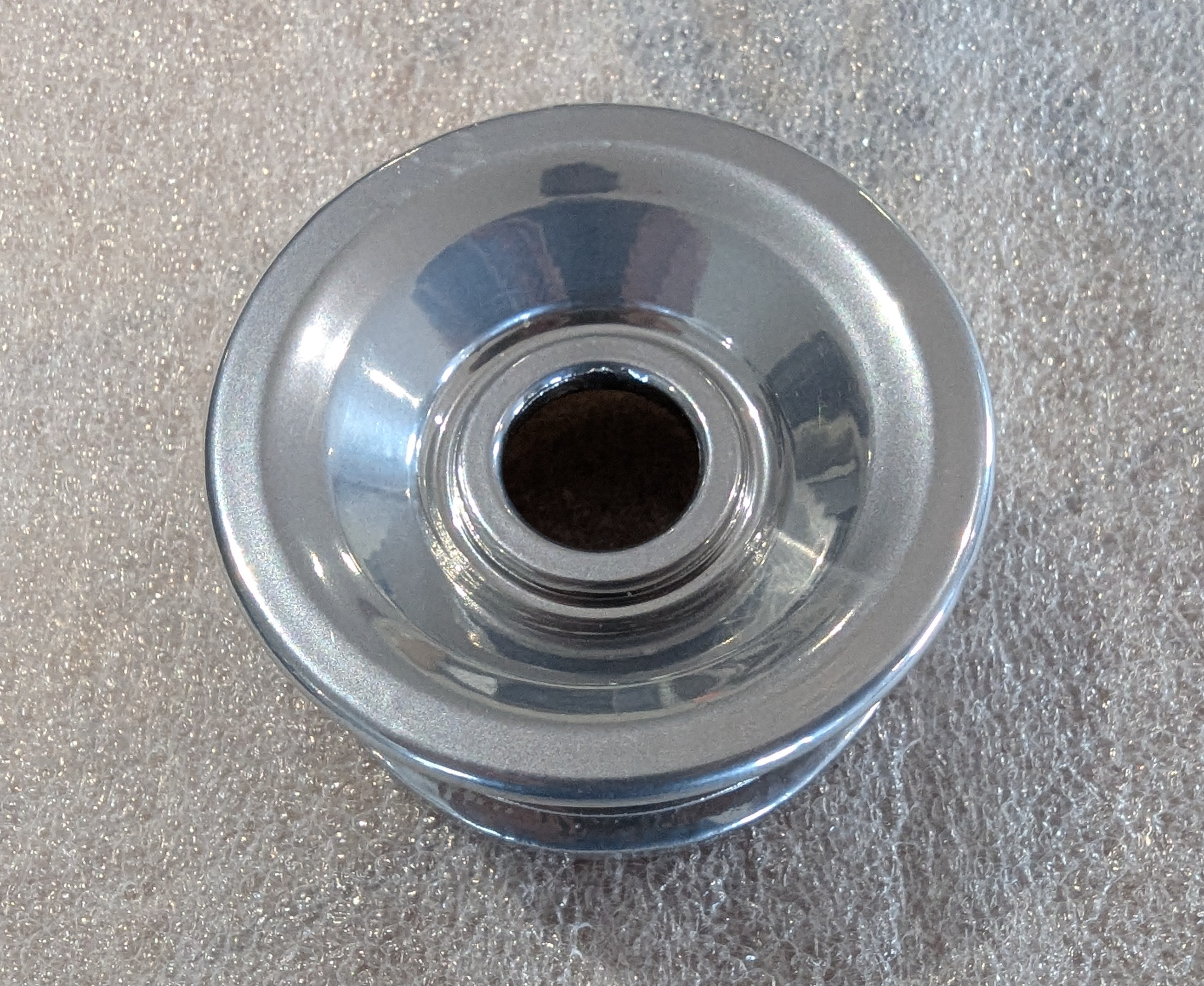 Chrome Powder Coated GM Pulley