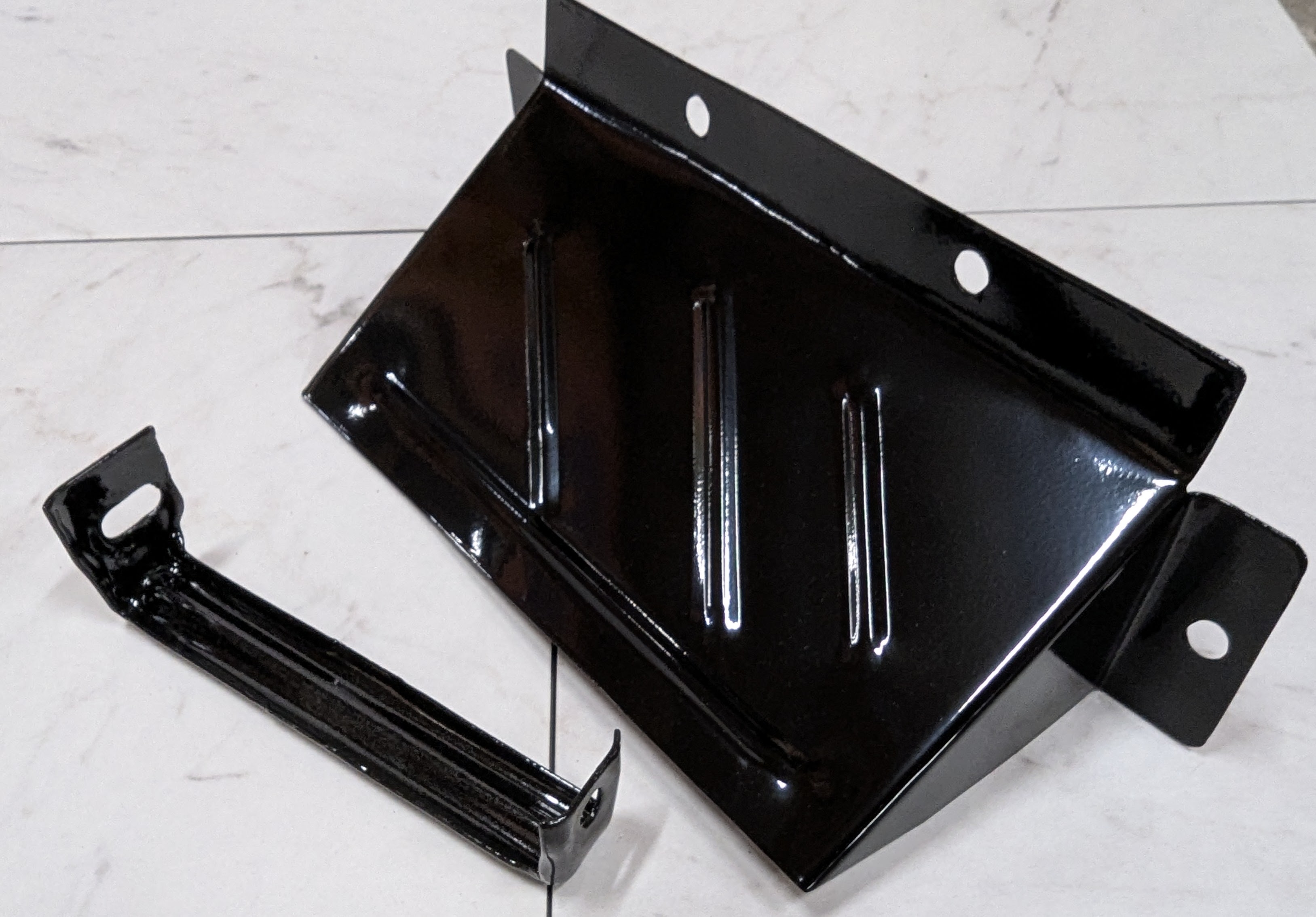 Powder Coated Fuel Cell Plate